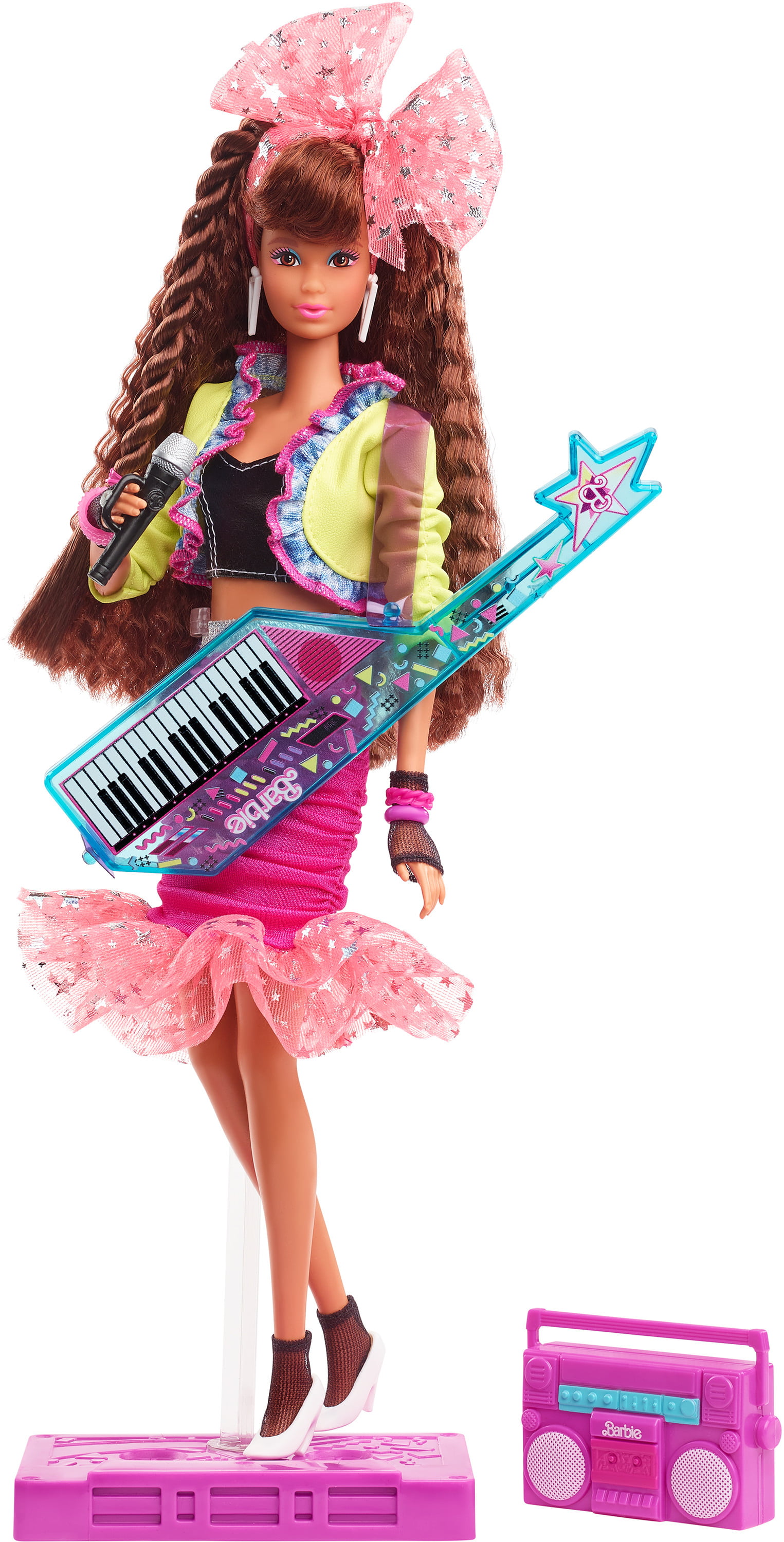 Barbie Rewind 80S Edition Dolls Night Out Doll-Themed Doll, 11.5-In Brunette