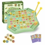 Darzheoy Flip Chess Memory, Flip Memory Game, Fruit Flip Chess Memory Chess Game, with Chessboard and 58 Patterned Cards