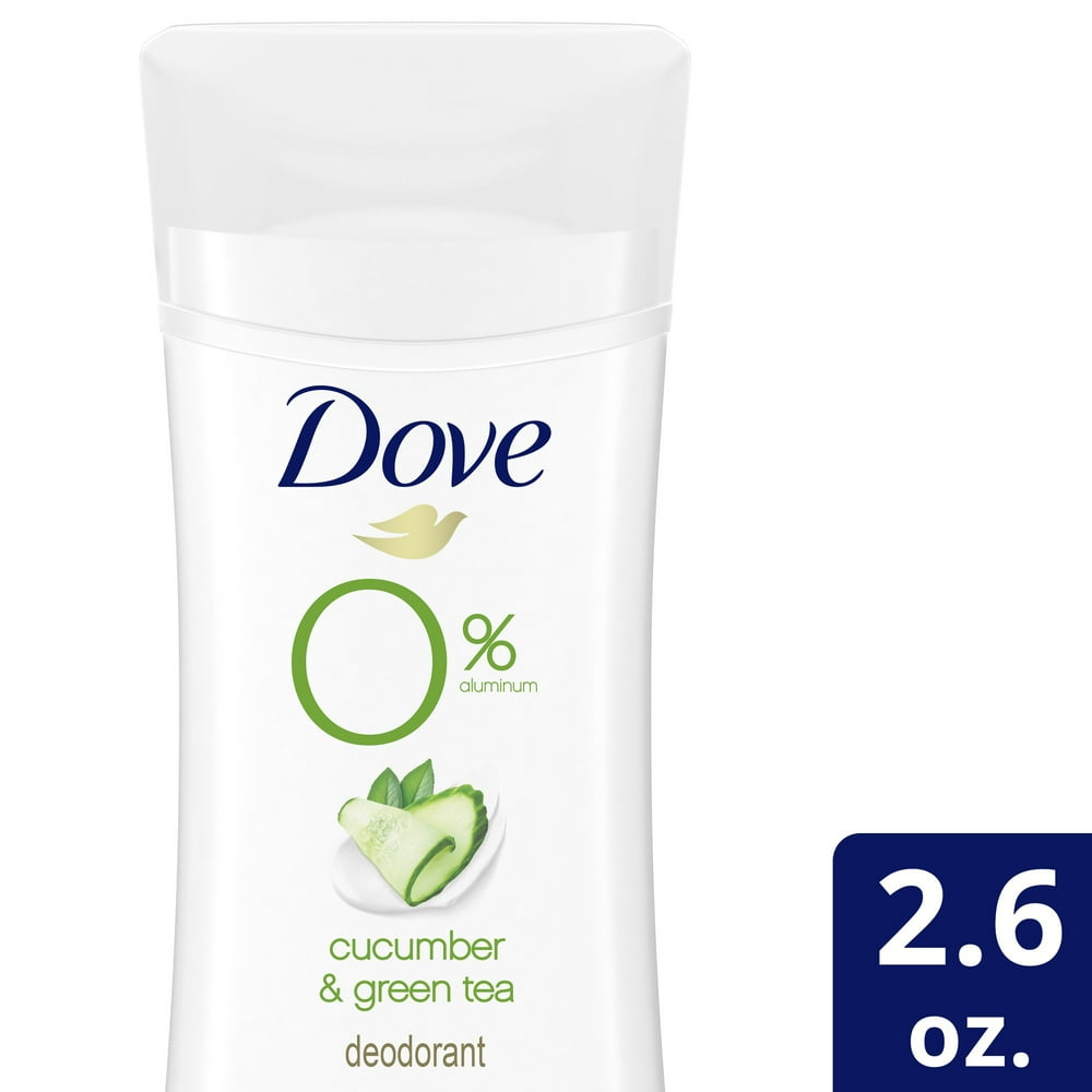 Dove 0 Aluminum Deodorant Cucumber & Green Tea 2.6 Oz.