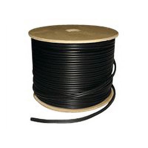 COP SECURITY - Bulk cable - 1000 ft - siamese coaxial - black