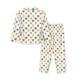 thumbnail image 2 of Uemuo Undersea Animals Pattern Womens Pajama Sets,PJ Set for Women,Pajamas for Women Logo,Long Sleeve Pajama Set for Women,Soft Long Sleeve Top With Pants-Large, 2 of 9