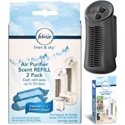 Febreze Mini Tower Air Purifier with Scent Cartridge and Filter Value Bundle