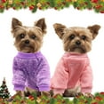 thumbnail image 5 of 4 Pieces Small Dog Sweater - Pet Dog Classic Knitwear Sweater Soft Thickening Warm Dogs Shirt Winter Puppy Sweater for Dogs, 5 of 6
