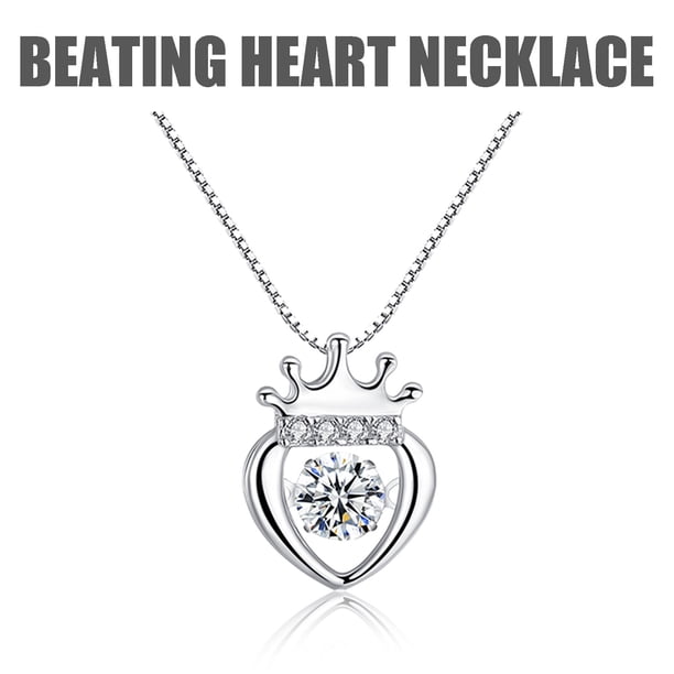 Fiudx Collar En El Corazón Latitudinal, En El Cobre, En La Longitud Del Corazón, En El Elegante San Valentín, En La Mujer Modal, En Los Viajes y Bodas Ideales, En Una Mano Incluida.