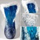 thumbnail image 4 of Jarrón de Olas Marinas, Jarrón Ondulado de Resina, Jarrón Ondulado Azul para Decoración de Oficina, Sala de Estar, Cafetería, Decoración de 30 cm, 4 of 5