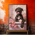 thumbnail image 4 of Funny Bathroom Wall Art CuteCane Corso Dog Canvas Print Dog Bathtub Picture Humor Animal Artwork Painting for Restroom Bathroom, Gifts For Women, Christmas Gifts, 4 of 6