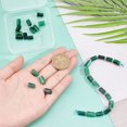 thumbnail image 3 of 2 Strands Natural Emerald Beads Strands 30-34pcs Natural Untreated Emerald Faceted Column Shape Beads Genuine Emerald Smooth Beads Precious Gemstone Beads colorful, 3 of 5