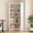 White, variant on 72" Tall Corner Bookshelf, 5-Tier Farmhouse L-Shaped Bookcase with 300 lbs Capacity, Heavy Duty Corner Display Shelf for Living Room, Bedroom and Office, Black