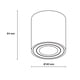 thumbnail image 3 of Luminario luminario de techo ERA Estevez, blanco, GU10/MR16, Ø80×84 mm, 3 of 8