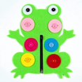thumbnail image 1 of Kids DIY Cartoon Animal 3D Foam Sticker Puzzle Handmade Early Learning Educational Toys For Children Craft Gift, Frog, 1 of 5