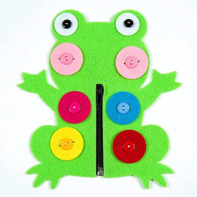 Kids DIY Cartoon Animal 3D Foam Sticker Puzzle Handmade Early Learning Educational Toys For Children Craft Gift, Frog