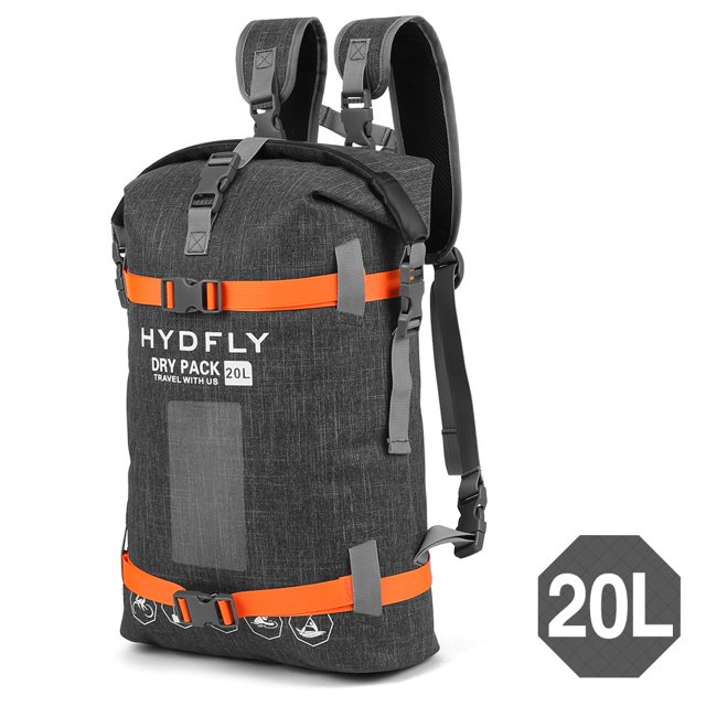 Mochila Al aire libre, impermeable, bolsa seca, trekking fluvial, mochila con patas flotantes, flota HYDFLY Mochila