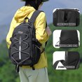 thumbnail image 5 of AUXDIQ Hiking Backpack 12L Lightweight Backpack Travel Daypack for Women Men Black, 5 of 6