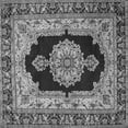 thumbnail image 1 of Ahgly Company Indoor Square Medallion Gray Traditional Area Rugs, 6' Square, 1 of 1