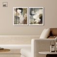thumbnail image 3 of Muted Tones Harmony Pair Shadowbox Print Boho Wall Decor Set by Art Remedy, White Frame, 16 x 20, 3 of 6