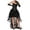 /c41Black107, variant on Huowey Halloween For Women Witch Gothic Dresses Corset Fancy Cosplay Party Gown High-Low Tulle Off Shoulder Elegant Halloween Dress,Black,L