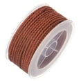 thumbnail image 3 of Nylon Thread Twine Beading Cord 2mm Extra-Strong Braided Nylon Crafting String 11M/36 Feet, Saddle Brown, 3 of 7