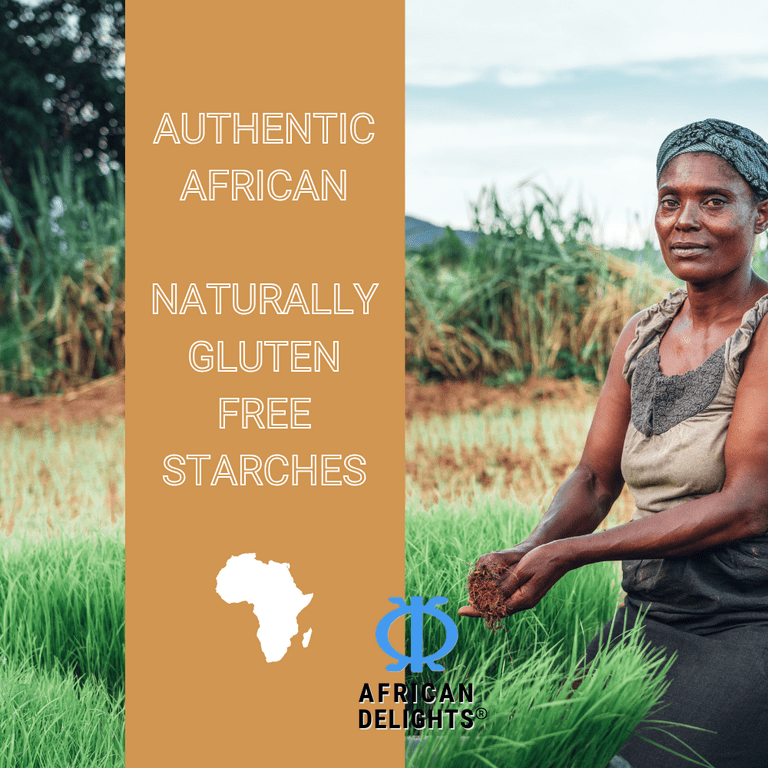 African Delights Tropiway Plantain Fufu Flour, 680g - Specialty