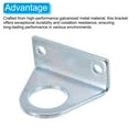 thumbnail image 4 of Unique Bargains Cylinder Rod Splint Mounting Bracket, 3 Pack MAL Pneumatic Parts for 20mm 25mm, 4 of 5