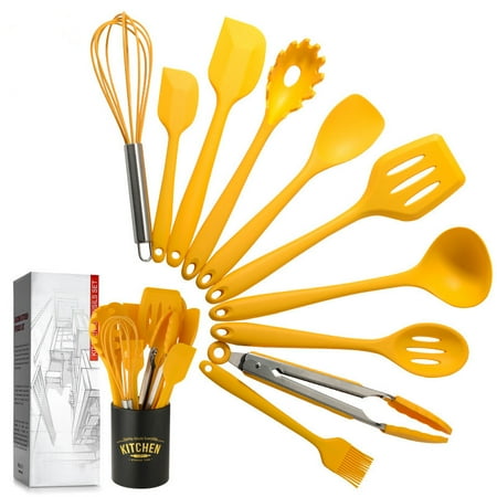 

Livesture Storage Bucket Yellow Silicone Kitchenware