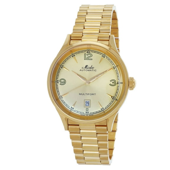 Mido Multifort Powerwind Automatic Champagne Dial Men's Watch M0404073302700