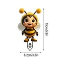 thumbnail image 3 of Bee Garden Yard Decorative Stake | Outdoor Metal Whimsical Bee Lawn Ornament • Weather-Resistant Courtyard Floor Insert | Easy-Install Patio Sculpture for Garden Decor, Durable & Eye-Catching Gift, 3 of 5