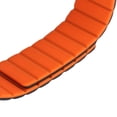thumbnail image 2 of Yajisi Magnetic Silicone Watch Band Replacement for WHOOP 4.0 Watch, Soft Skin Friendly Fitness Tracking Sport Strap Bracelet, 10.2 inches / 26 cm, Black Orange, 2 of 9
