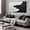 Gray Black and White Geometric Wave, variant on Hand-Painted 3D Textured Canvas Wall Art, Black & White Flowing Wave Abstract Painting Picture,40"x20" Neutral Modern Minimalist Decor for Living Room, Bedroom, Hallway & Office