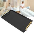 thumbnail image 1 of Rectangular Plastic Serving Tray, Dual Handle Coffee Table Tray, Ergonomic Multifunctional Tray For Displaying Beauty Products, For Gifting, Weddings, And Indoor Decoration, 1 of 8