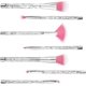thumbnail image 3 of Brocha de maquillaje profesional Brillar Kit de brochas de maquillaje 7 piezas con bolsa brillante, 3 of 5