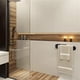 thumbnail image 3 of Toallero Negro, Toallero de Baño, Toallero de Pared Sin Taladrar, Toallero Adhesivo para Baño (Negro, 37 CM) ER, 3 of 5