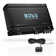 BOSS Audio Systems OX1.5KM Onyx Series Car Audio Subwoofer Amplifier  5000 High Output, Class A/B, 2/4 Ohm, Low/High Level Inputs, Low Pass Crossover, MOSFET Power, Monoblock, Full Range, Stereo