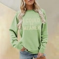 thumbnail image 2 of Sweatshirt for Women Perfect For Daily Wear or Loungewear! Cozy Picks for Every Soft Fabrics XL Green Sweatshirts, 2 of 4
