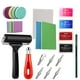 thumbnail image 1 of Kit para hacer sellos de caucho, kit de herramientas para tallar, bloques para tallar caucho en diferentes estilos de color, rodillo Brayer para tallar sellos artesanales con una caja Sincero Hogar, 1 of 6