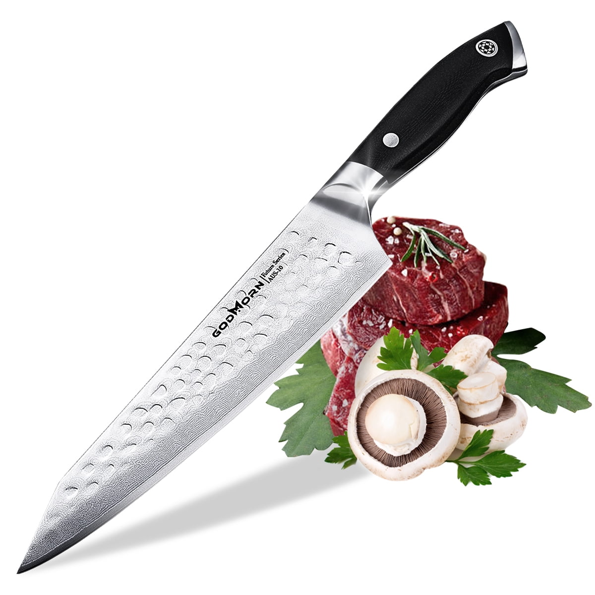 Chef knife Kitchen Knife with Japanese AUS10 Stainless Steel 20cm