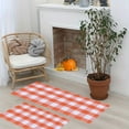 thumbnail image 6 of Holiday Season Checkered Rug Outdoor 16x24 Inch Cotton Doormat for Front Porch, Entryway, Patio, Fall and Thanksgiving Decor, by FAJHHA, 6 of 7