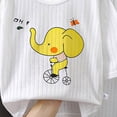 thumbnail image 4 of Ulanda Cotton 2 Piece Pajamas Boys Long Sleeve Sets Toddler Boys Pjs Kids Sleepwear Sets (Light Yellow, 3-4 Years), 4 of 4
