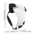 thumbnail image 2 of ROSENICE Groin Protectors Crotch Guard 2Pcs 9.04X6.68X0.39In White Pu Abs Engineering Plastic Sponge Boxing Training, 2 of 8