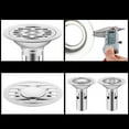 thumbnail image 6 of Round Shower Floor Drain Stainless Steels Round Floor Strainer Antiodor Drainer Shower Strainer Cover Easy to Install, 6 of 9
