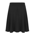thumbnail image 3 of Runhomal Kids Big Girls Solid Color Stretchy Knee Length Full A-Line Skirts Casual wear Birthday Black 8, 3 of 5