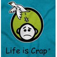 thumbnail image 2 of Funny Life is Crap Bird Poop Humor Men's Graphic T Shirt Tees Brisco Brands M, 2 of 6