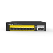 Netis 8 POE+2 Uplink 100M Ethernet Switch | IEEE 802.3at/AF Compliant Auto MDI/MDIX 120W