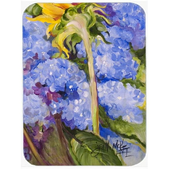 Hydrangea And Sunflower Mouse Pad, Hot Pad & Trivet