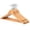 A*44.5x23x1.2cm, variant on Solid Wood Clothing Hangers 10 Pack 44.5cm Non Slip Design W/ Metal Hooks Natural & Finish Slim Profile (Style Varies) 【Optimized Performance】Graduated 23cm shoulder bar features C