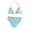 R18-Mint Green, variant on Girls Swimsuit Bikini Set Two Piece Bikini Bathing Suit Printed Halter Bikini Swimsuits Children's Swimwear Beach Vacation Clothes 11-12 Years