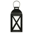 thumbnail image 4 of Mainstays Decorative Black Metal Pillar Candleholder Lantern, 10", Small, 4 of 7