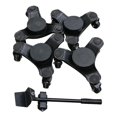thumbnail image 2 of Herramienta de reubicación de muebles de con 4 piezas de deslizadores móviles giratorios de 360 ​​grados para pequeña sala de sofá Estilo 1 BLESIY Dispositivo móvil de gabinete, 2 of 8