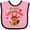 Pink and Black, variant on Inktastic My First Canada Day Boys or Girls Baby Bib