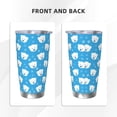 thumbnail image 3 of KLL Cute Polar Bear Print 40oz Stainless Steel Insulated Car Cup with Spillproof Lid - Keep Your Drink Hot or Cold on the Go-Without Straw, 3 of 8