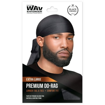 WavEnforcer Premium Do-Rag, Black